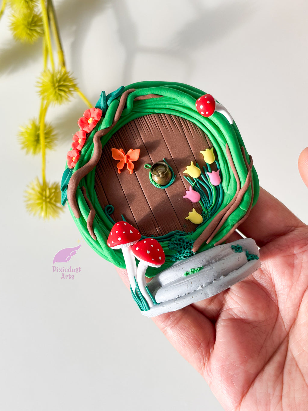Miniature Fairy Door fridge magnet
