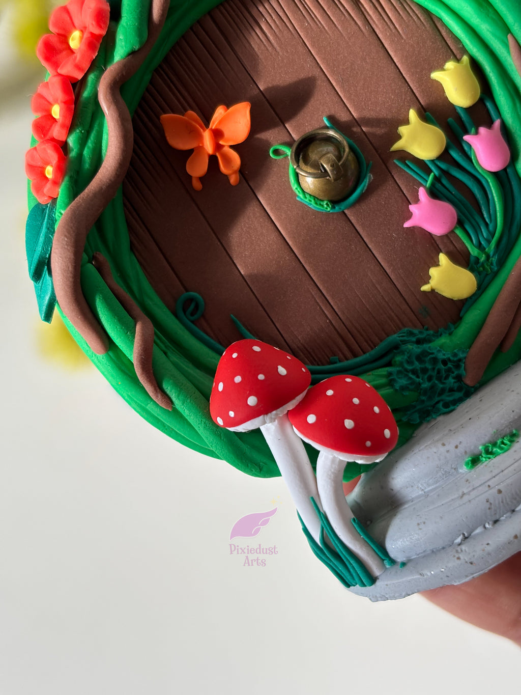 Miniature Fairy Door fridge magnet