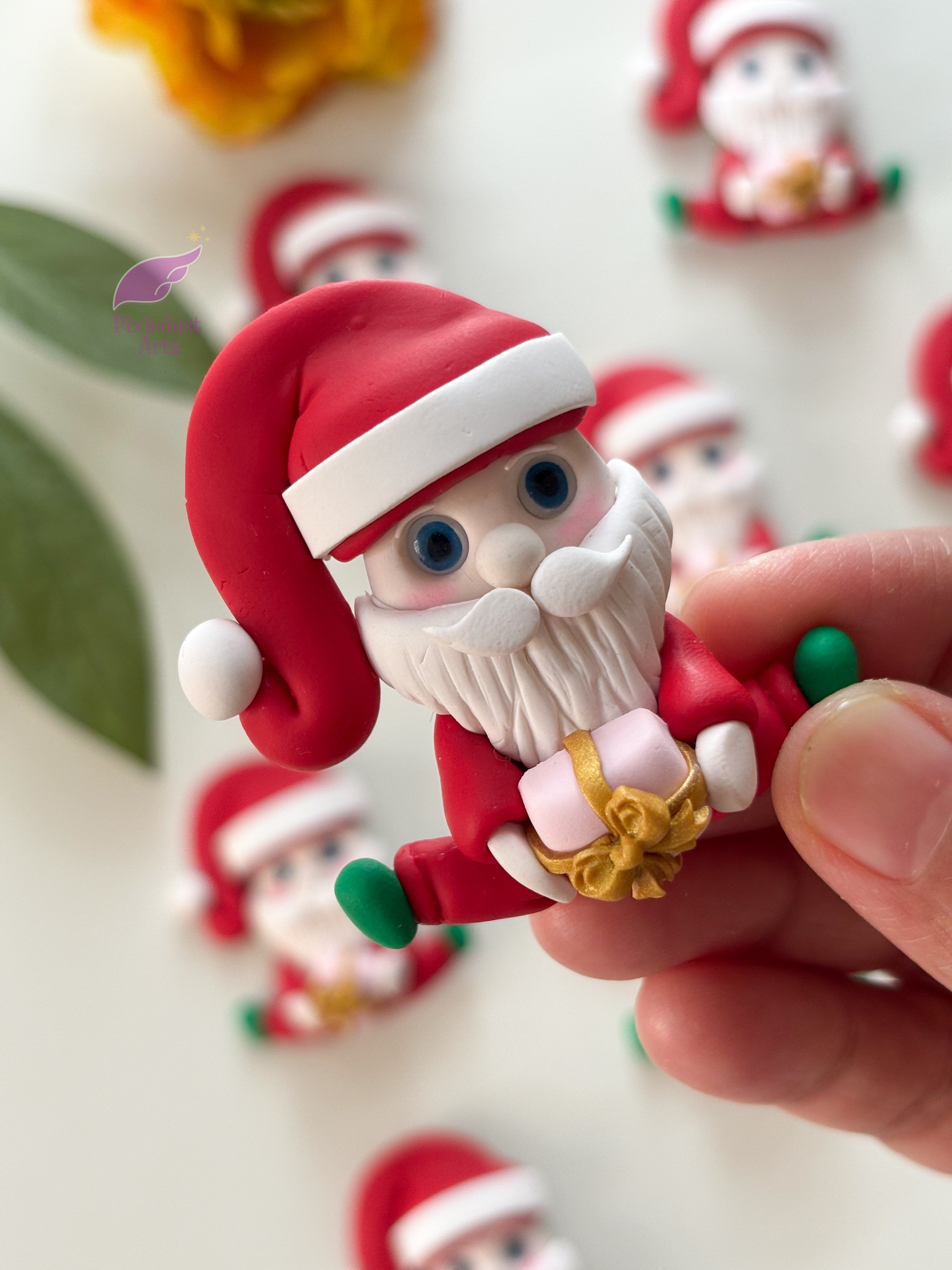 Mini Santa fridge magnet