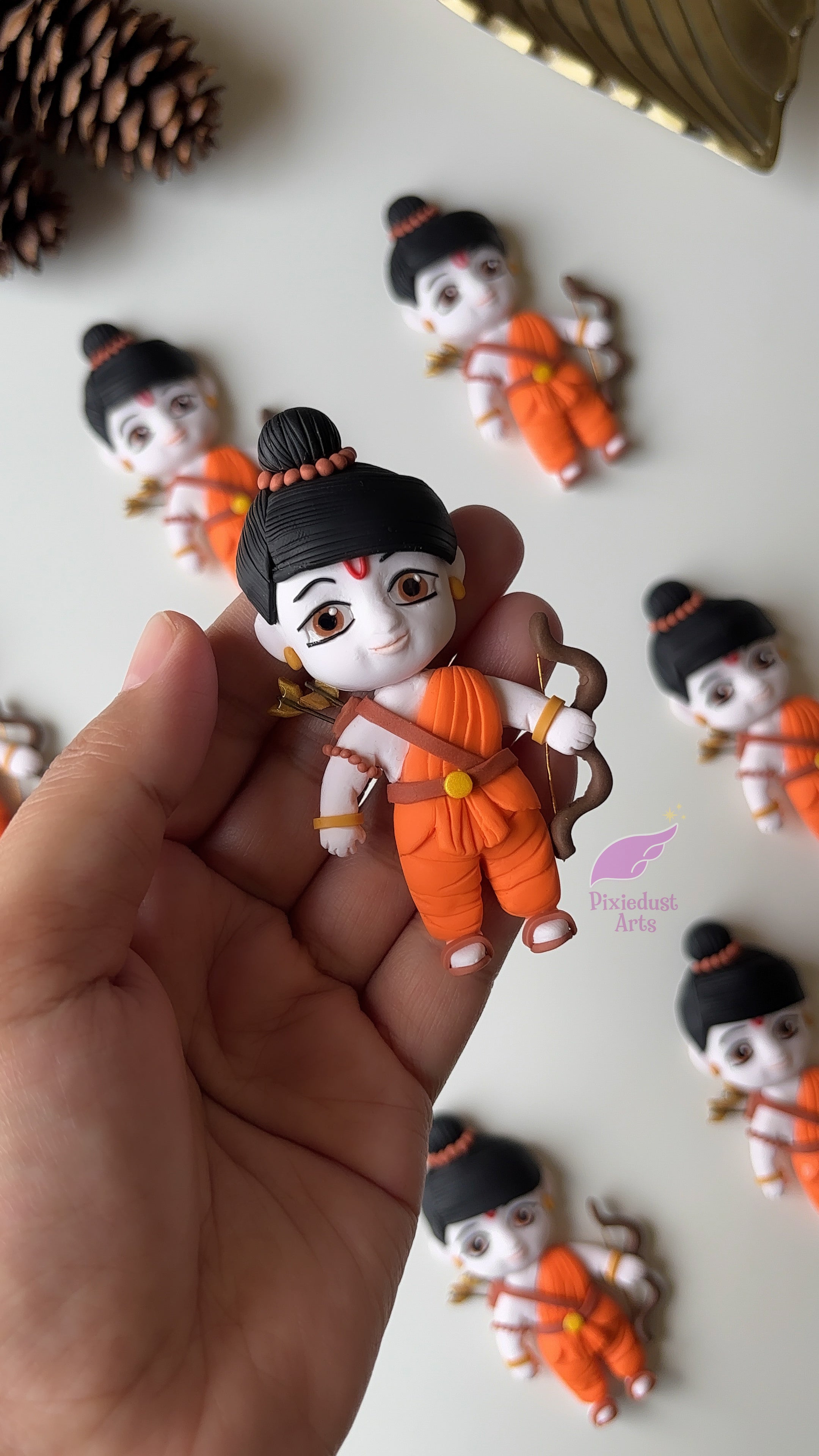 Miniature Lord Shri Ram fridge magnet