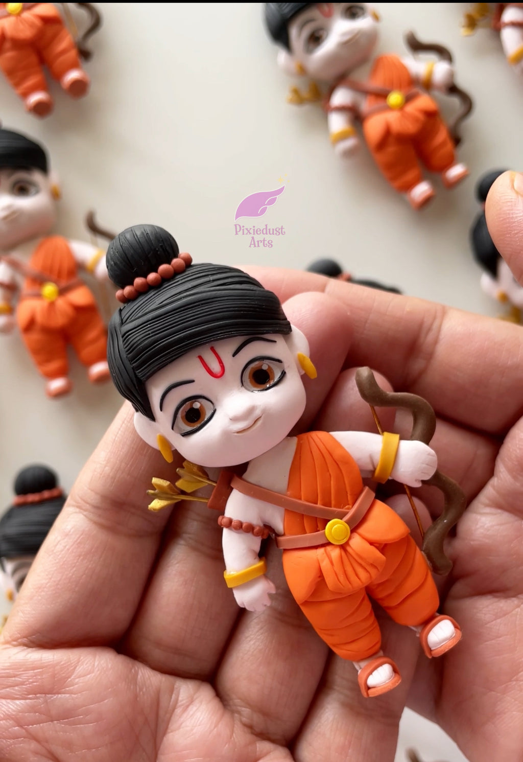 Miniature Lord Shri Ram fridge magnet