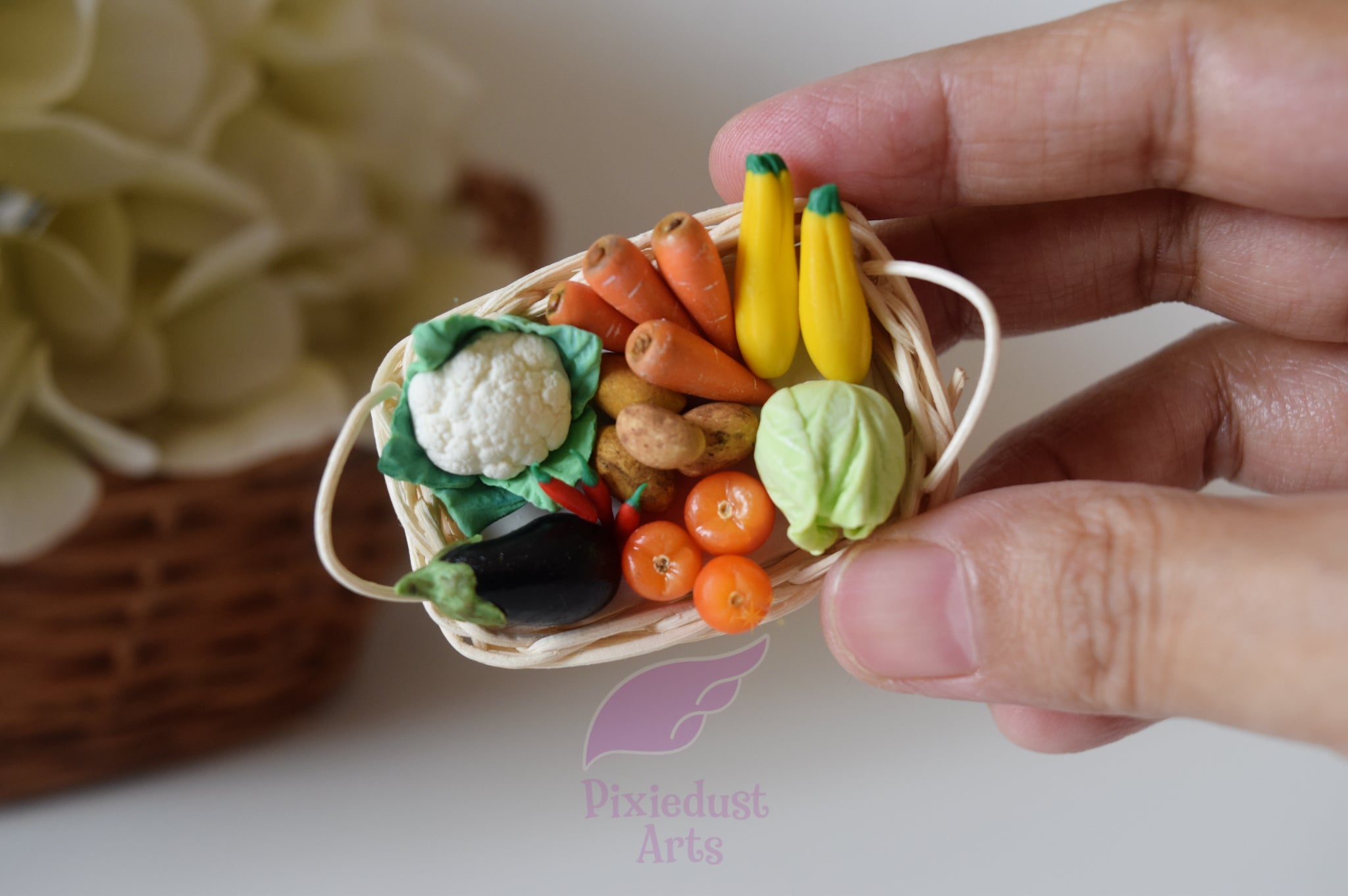 Miniature Veggies fridge magnet/collectible