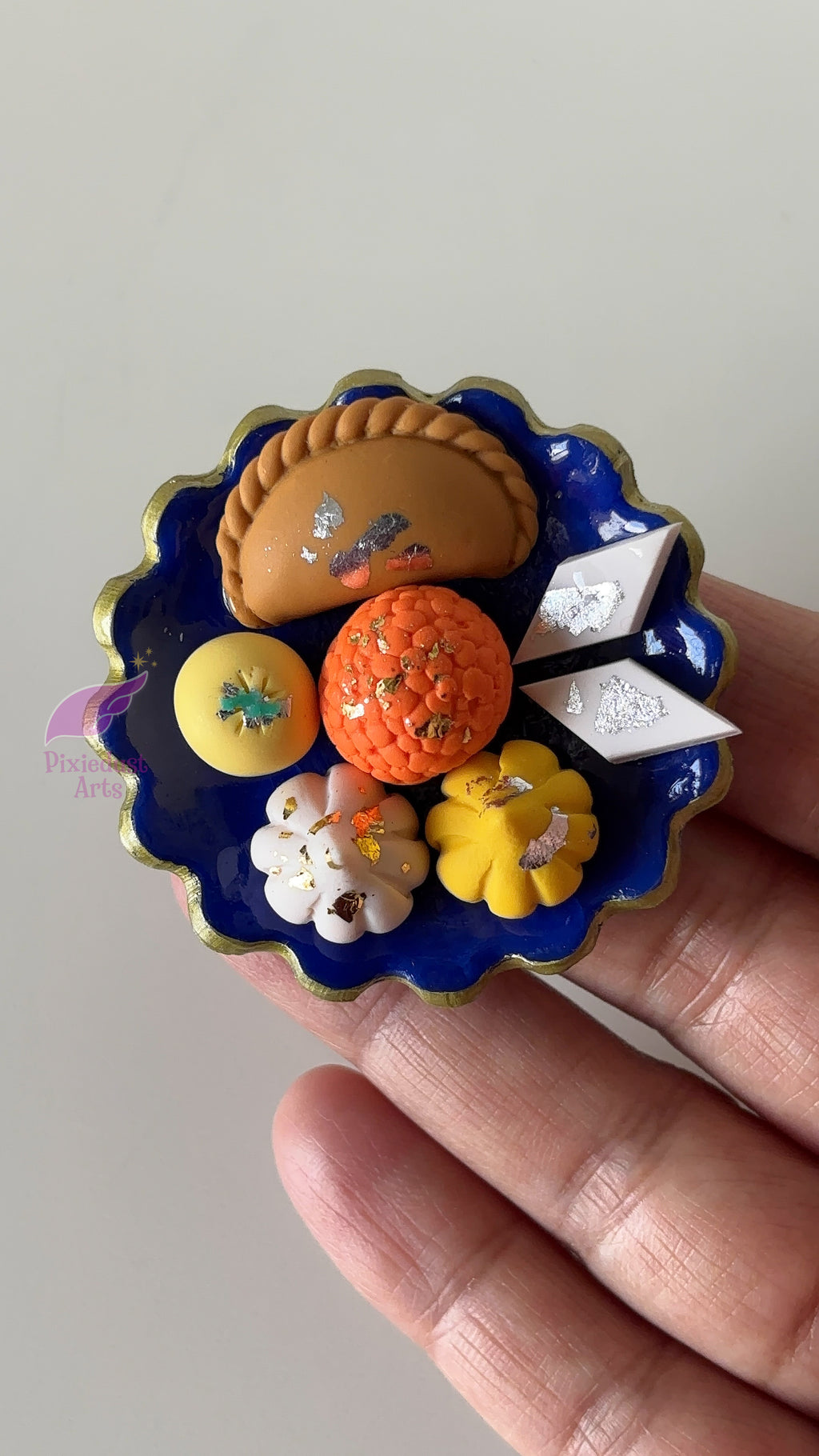 Mini Mithai/Sweets Platter Fridge Magnet