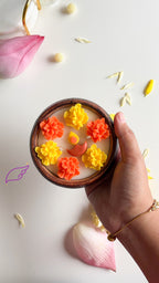 Diya Motif Candle