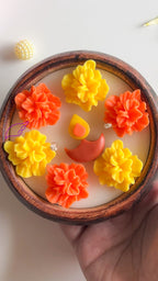 Diya Motif Candle